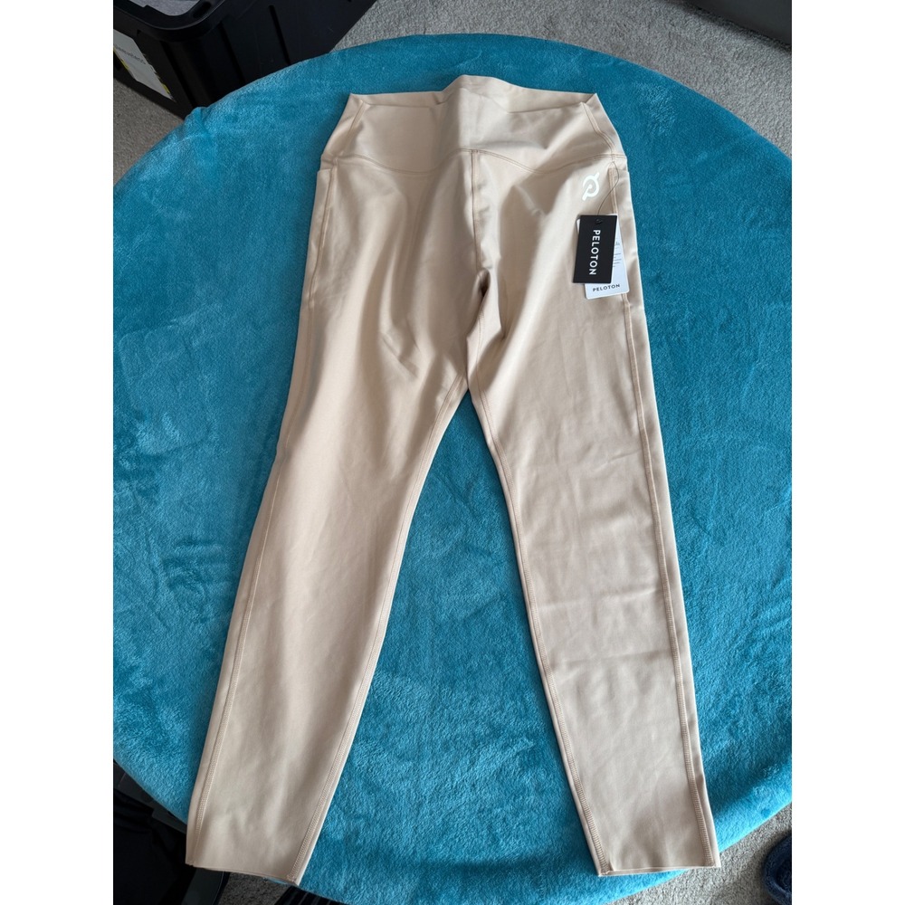 Peloton Cadent High-Rise Pocket Legging 25" Tan Beige WB00760-231 XL NWT